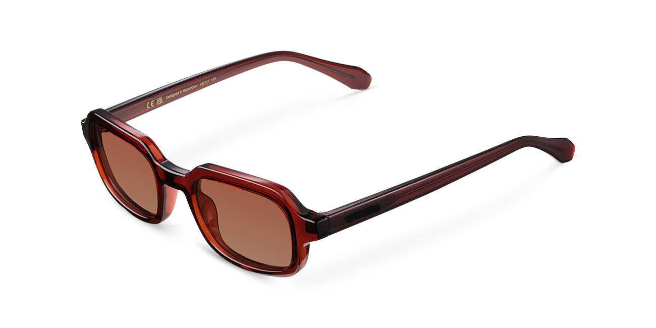 Domia Maroon Brown